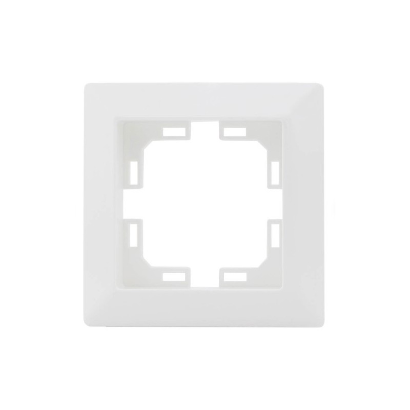 EMBELLECEDOR DE EMPOTRAR 1 MODULO/HUECO BLANCO