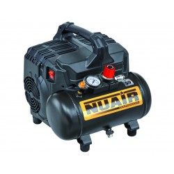 Compresor sin aceite silencioso.Cabezal con motor de bajas revolucione