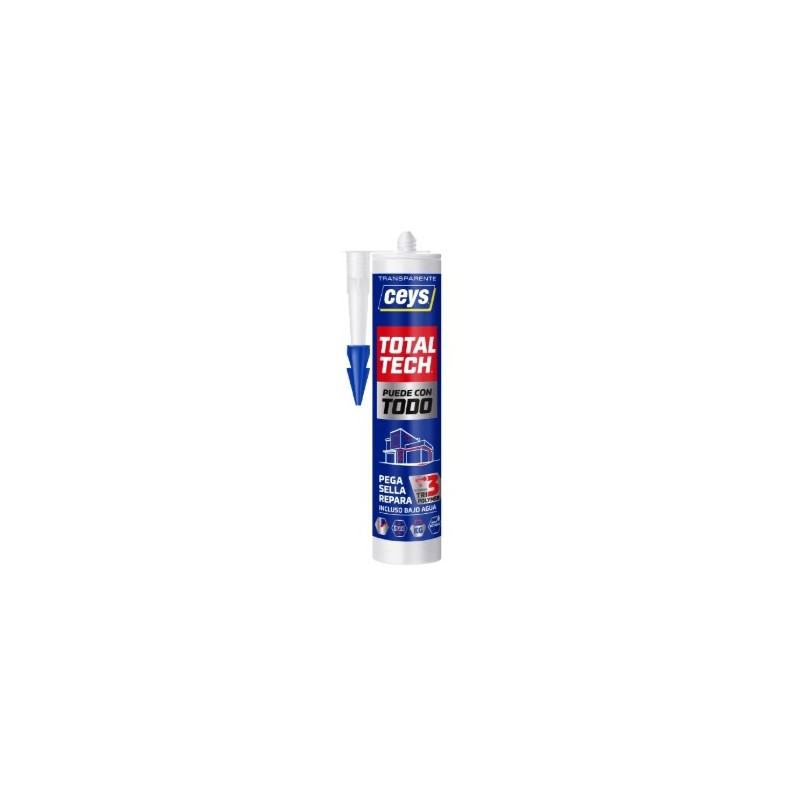 CEYS TOTAL TECH TRANSPARENTE CARTUCHO 290ML
