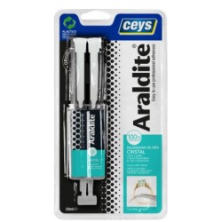 ARALDITE CRISTAL JERINGA TRANSPARENTE 24ML