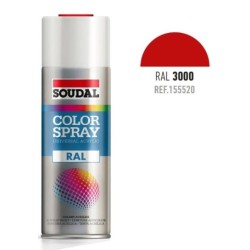 SPRAY COLOR RAL3000 ROJO VIVO 400ML