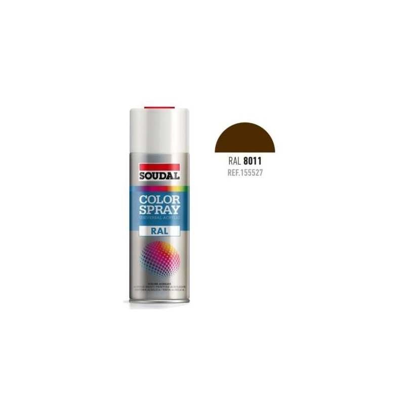 SPRAY COLOR RAL8011 MARRON NUEZ 400ML