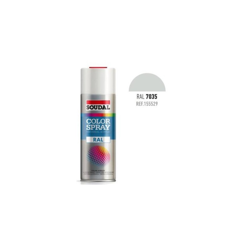 SPRAY COLOR RAL7035 GRIS LUMINOSO 400 ML