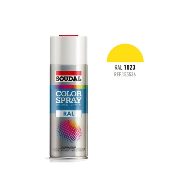 SPRAY COLOR RAL1023 AMARILLO TRAFICO 400ML