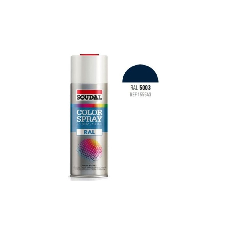 SPRAY COLOR RAL5003 AZUL ZAFIRO 400ML