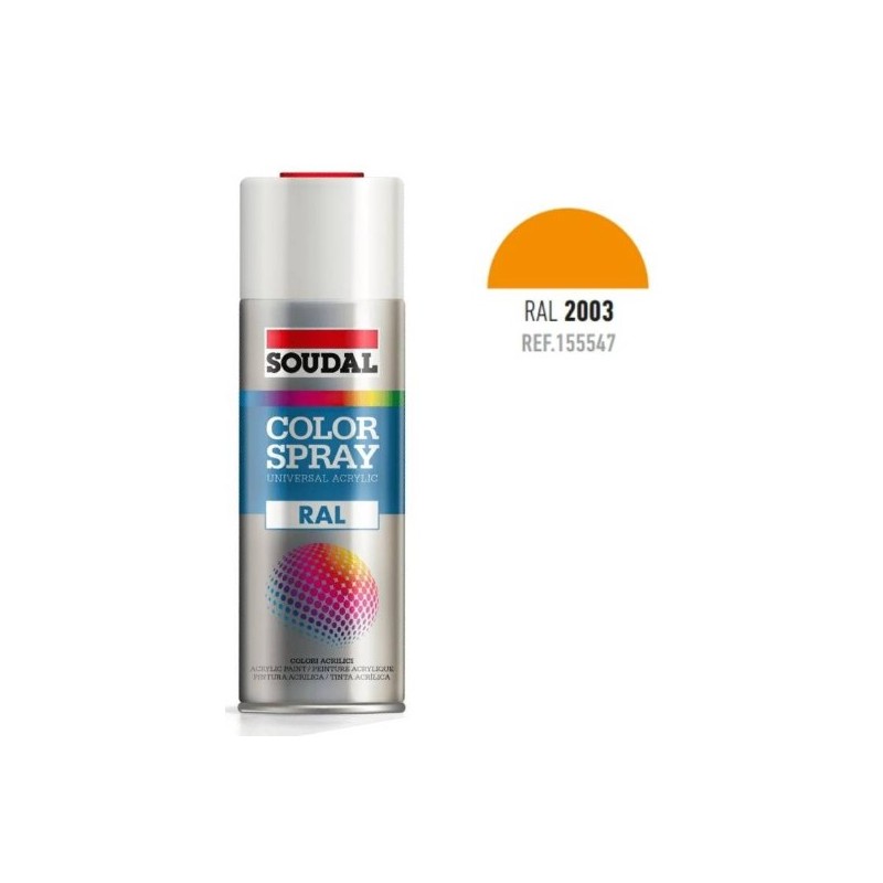 SPRAY COLOR RAL2003 NARANJA PALIDO 400ML