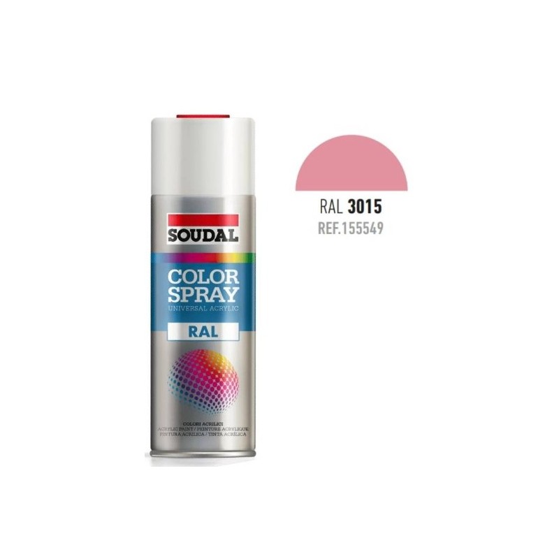 SPRAY COLOR RAL3015 ROSA CLARO 400 ML