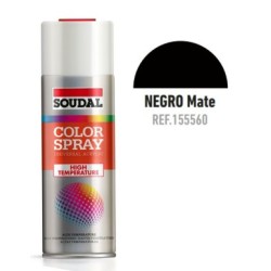 SPRAY COLOR NEGRO MATE RESIS CALOR 400ML