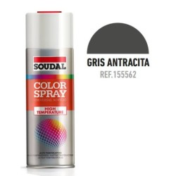 SPRAY COLOR GRIS ANTRAC.RESIS.CALOR 400M
