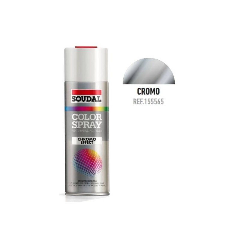 SPRAY COLOR PLATA EFECTO ESPEJO 400ML