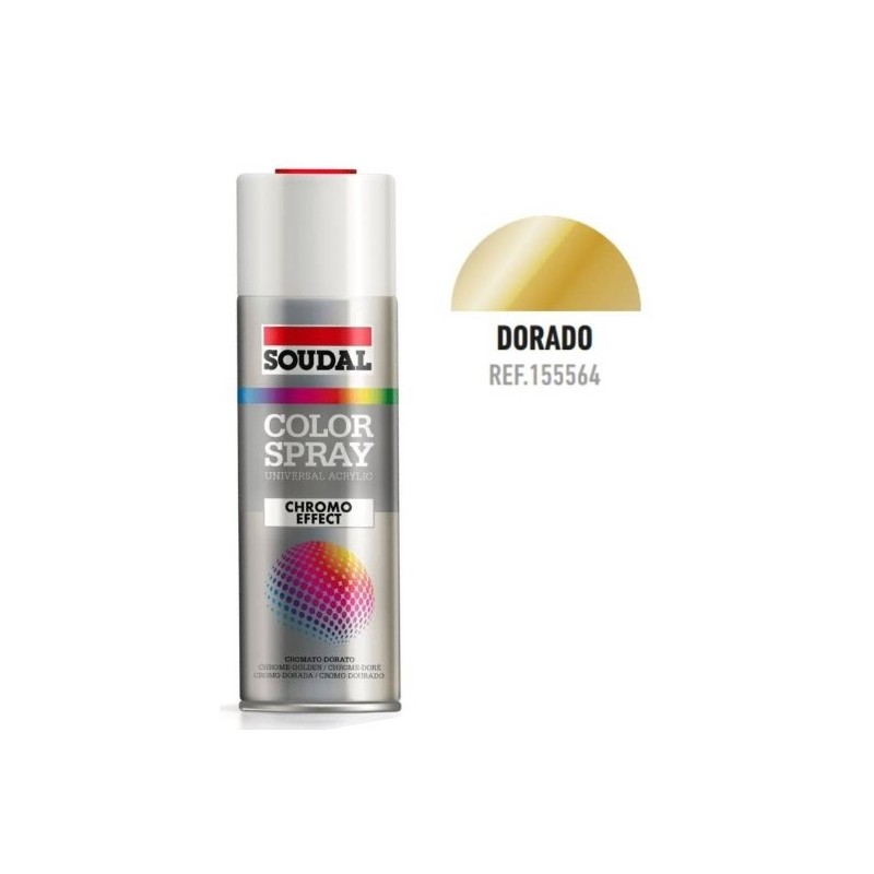 SPRAY COLOR DORADO EFECTO ESPEJO 400ML