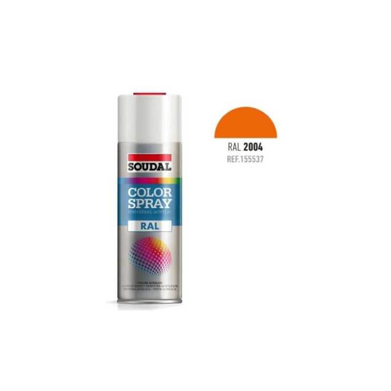 SPRAY COLOR RAL2004 NARANJA PURO 400ML