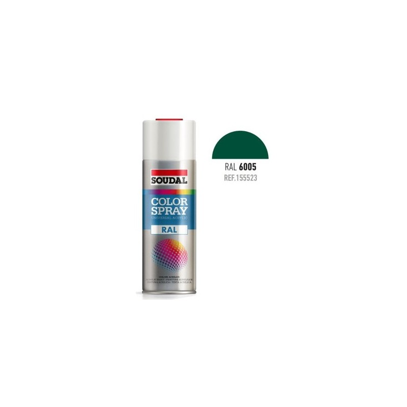 SPRAY COLOR RAL6005 VERDE MUSGO 400ML