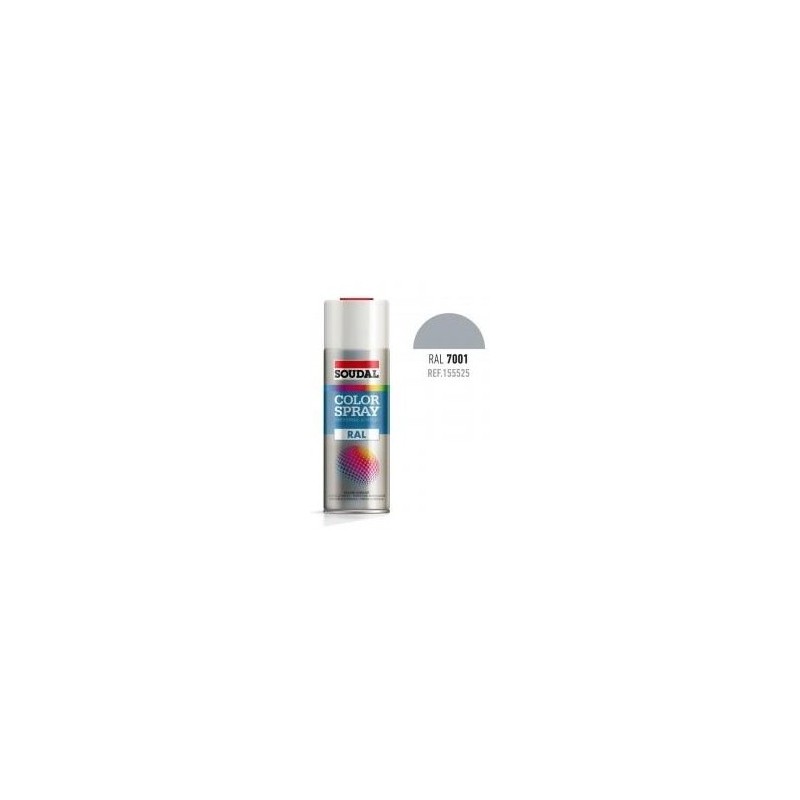 SPRAY COLOR RAL7001 GRIS PLATA 400ML