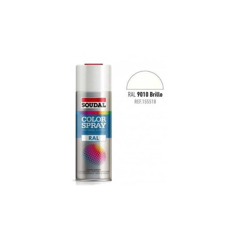 SPRAY COLOR RAL9010 BLANCO BRILLO 400ML