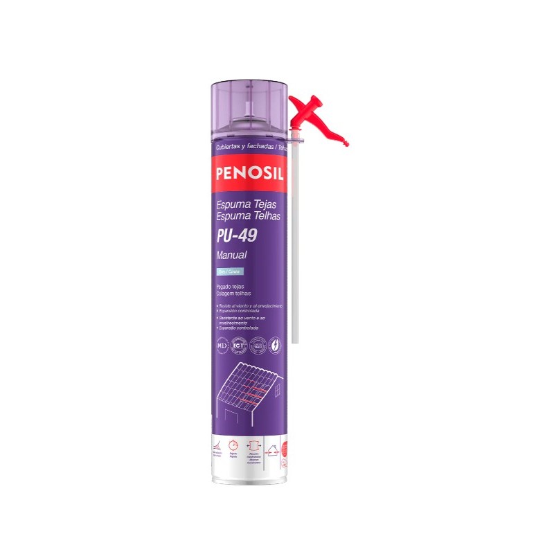 ESPUMA TEJAS ROJO 750ML MANUAL PENOSIL