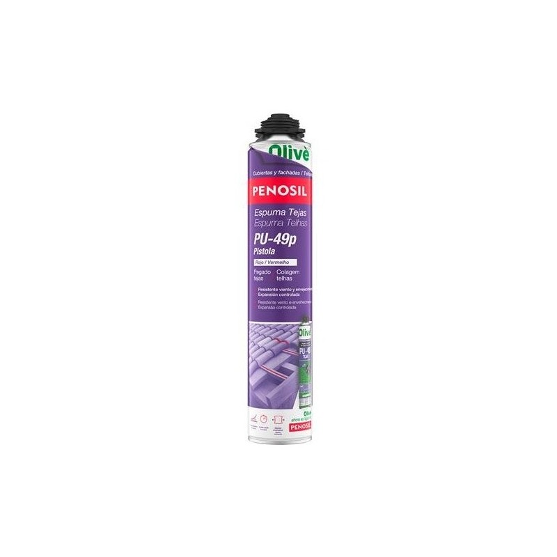 ESPUMA TEJAS ROJO 750ML PENOSIL