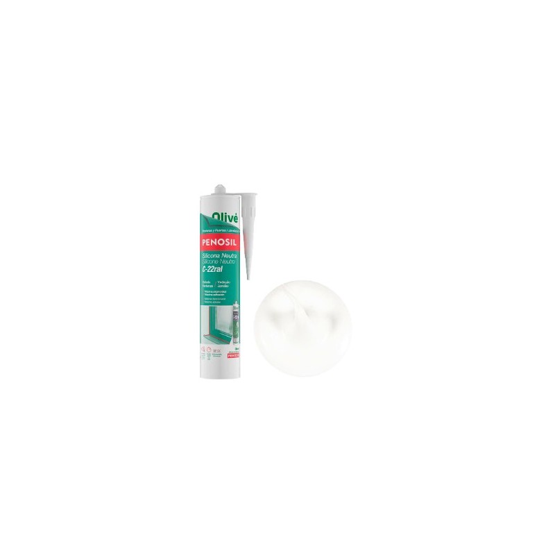 SILICONA NEUTRA C 22 BLANCO 300ML PENOSIL