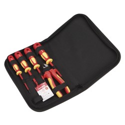 ESTUCHE 4 DESTORNILLADORES ALICATE CORTE 1000V