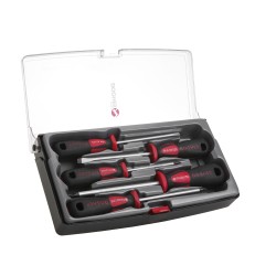 JUEGO DESTORNILLADORES PROFESIONAL CAJA PLASTICO 5 PIEZAS PL PH