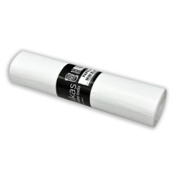 BOLSA BASURA BLANCA PARA CUBOS DE 5 A 8 L. 50 UD