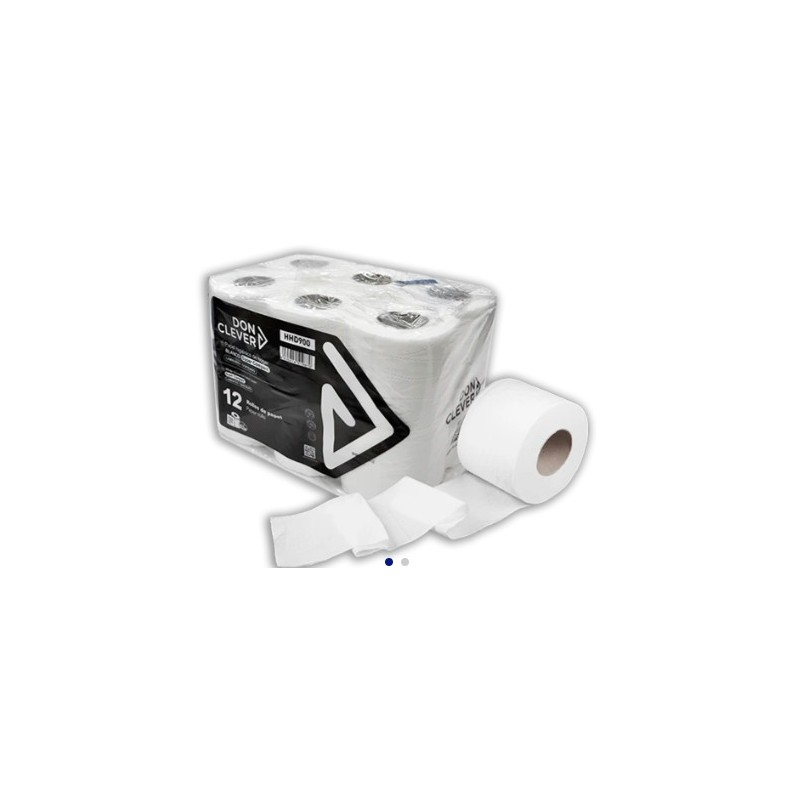 HIGIENICO HOGAR 2 CAPAS PAQUETE 12 UD. - PRECIO X 1 UD.