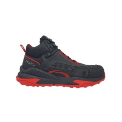 BOTA NEGRO ROJO MODELO BRONX T.41