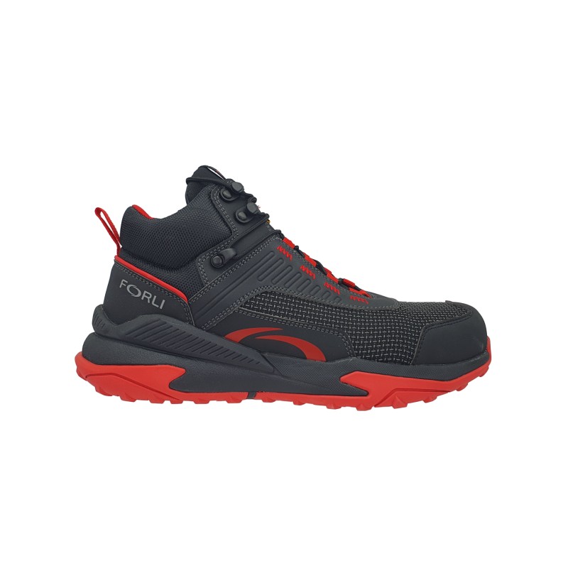 BOTA NEGRO ROJO MODELO BRONX T.41