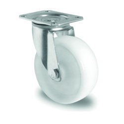 RUEDA BASIC CON PLACA GIRATORIA NYLON 130KG