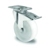 RUEDA BASIC CON PLACA Y FRENO NYLON 130KG