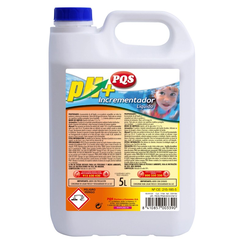 INCREMENTADOR PH MÁS  LÍQUIDO 5L PQS