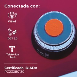 BALIZA SEÑALIZACIÓN DE EMERGENCIAS V16 CON GEOLOCALIZACIÓN