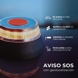 BALIZA SEÑALIZACIÓN DE EMERGENCIAS V16 CON GEOLOCALIZACIÓN