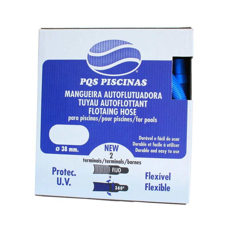 MANGUERA AUTOFLOTANTE 8 M 38MM PISCINA PQS