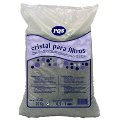 CRISTAL PARA FILTROS PISCINA 0,5-1 MM 20 KG PQS