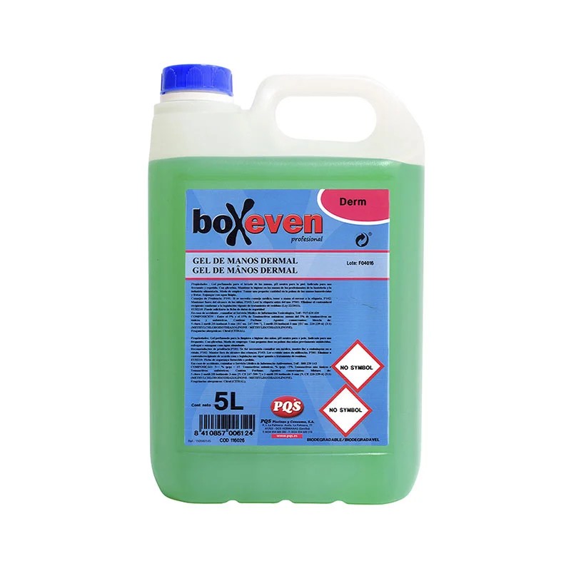 GEL DE MANOS DERMA TODO USO 5 L BXV PQS
