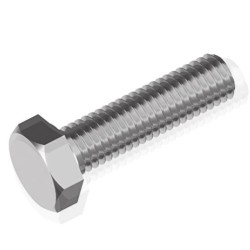 Tornillo Hexagonal DIN-933 8.8 Zincado | Acero y rosca completa