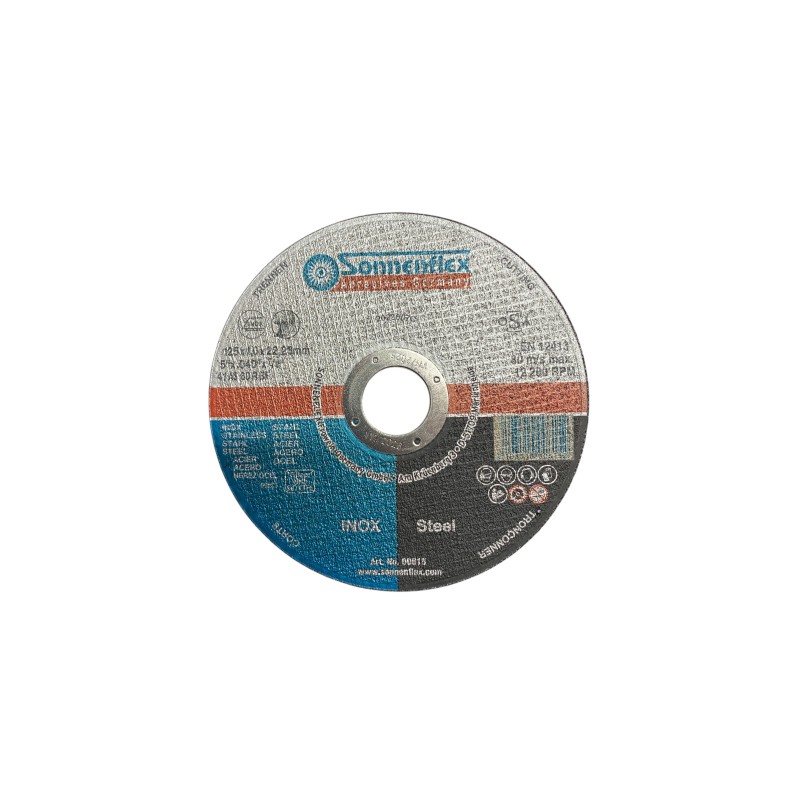 Disco de corte Silverstar 125x1MM INOX: Disco abra Disco de corte Silverstar 125x1MM INOX: Disco abra