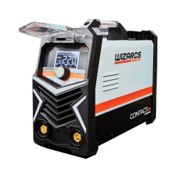 Soldadora Inverter Wizarcs CONTACT-255 | 220A, MMA/TIG Lift ARC, profe