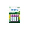 Baterías Philips R6 Ni-MH 2100mAh Blíster x4 | Pilas AA recargables de