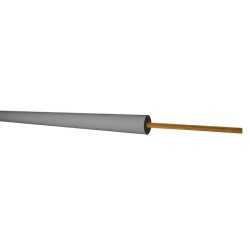 Cable Flexible H07Z1-K (1x1.5mm) Gris 100m | Cobre libre de halógenos 