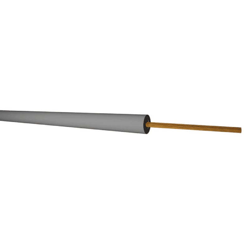 Cable Flexible H07Z1-K (1x1.5mm) Gris 100m | Cobre libre de halógenos Cable Flexible H07Z1-K (1x1.5mm) Gris 100m | Cobre libre de halógenos