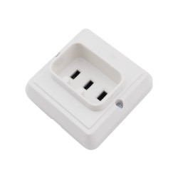 Base de empotrar para hornos y cocinas | 25A 250V 6000W | Blanco