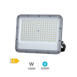 Proyector LED Belinta 100W 6500K IP65 negro | Luz fría 10.000 lm | Ext