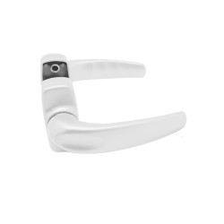 Juego de manilla Micel 6842 blanca de aluminio | 1 taladro
