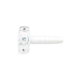 Juego de manilla Micel 6842 blanca de aluminio | 1 taladro
