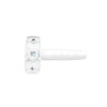Juego de manilla Micel 6842 blanca de aluminio | 1 taladro