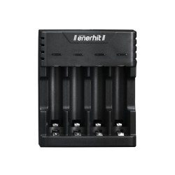 Cargador Enerhit USB para 4 Pilas AA/AAA | Compacto y Seguro