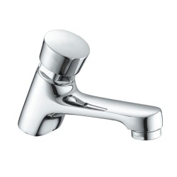 Grifo Lavabo Temporizado ARTIC | Cuerpo de Latón Cromado