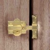 Cerrojo de Sobreponer MICEL CRR10 Latón Satinado | Acero 140x148x75 mm